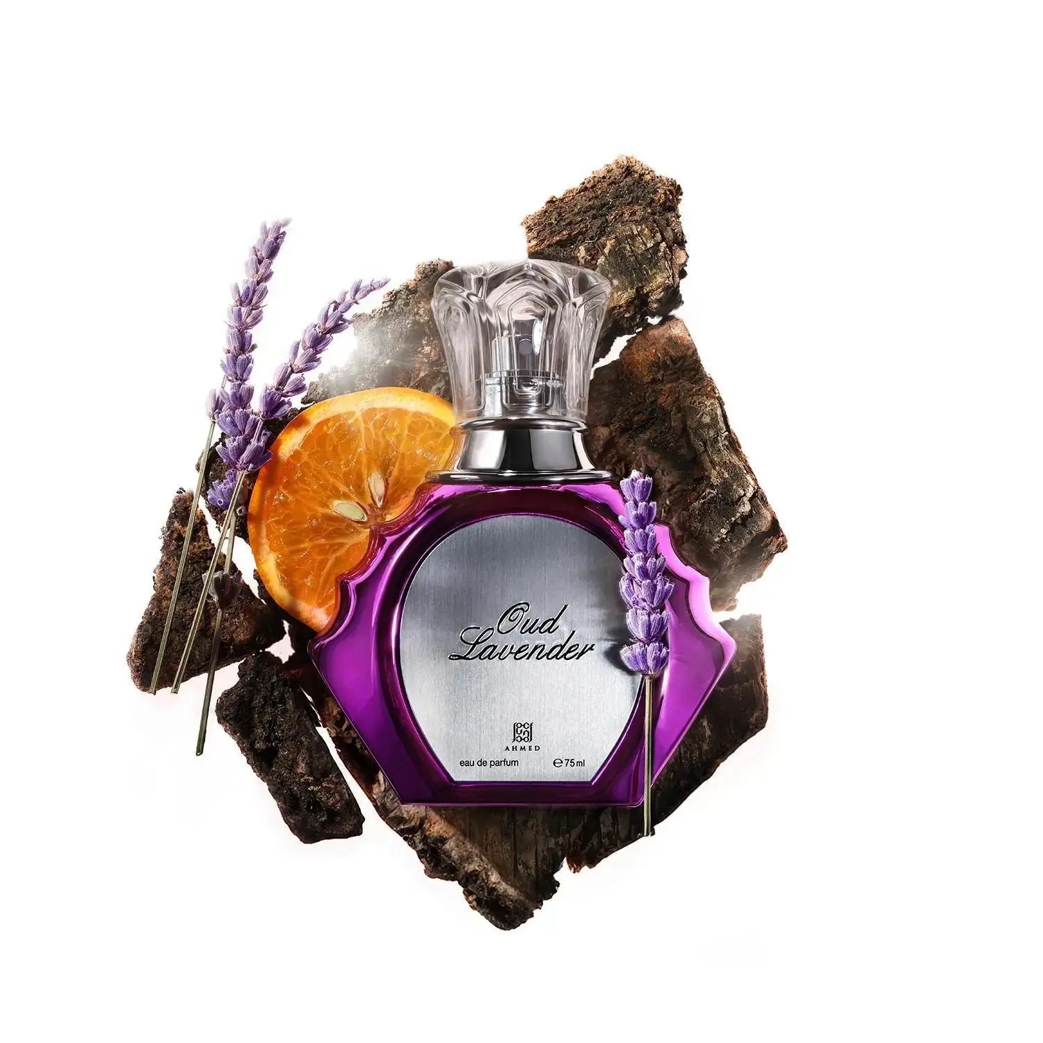 Oud Lavender Perfume 75ml EDP Ahmed Al Maghribi Secondary image