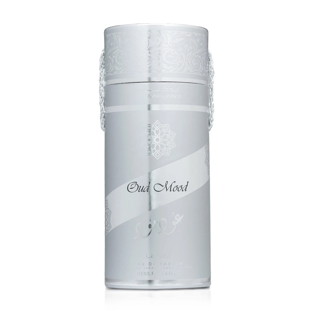 Oud Mood Reminiscence Silver Perfume 100ml EDP Lattafa | ScentSaver