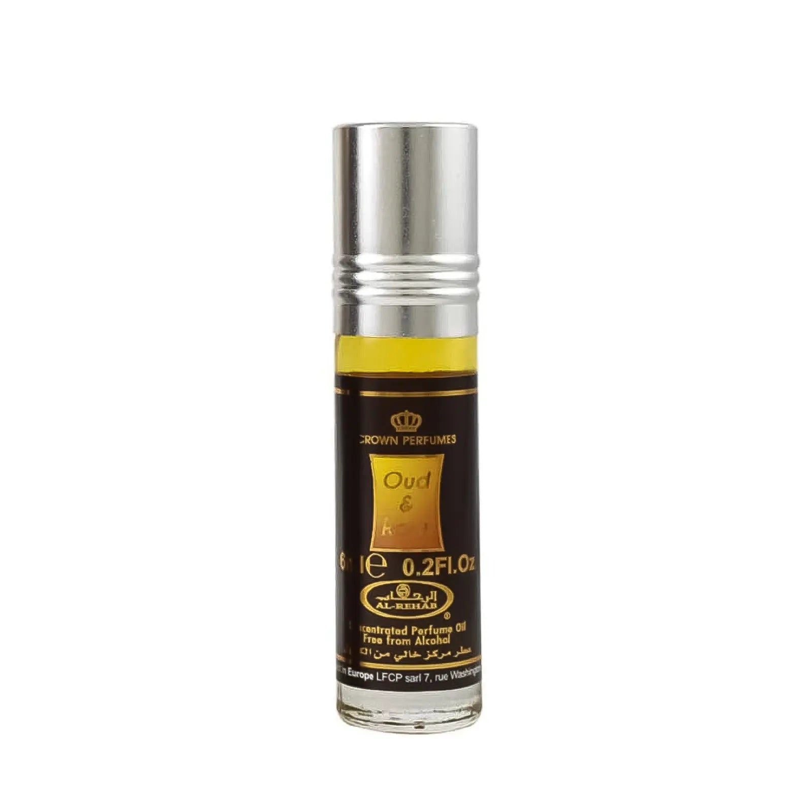 Oud & Rose Perfume Oil 6ml Al Rehab Secondary image