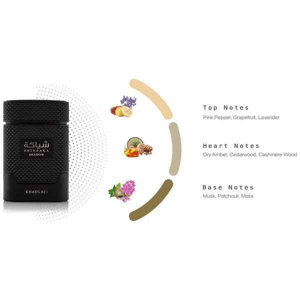 Shiyaaka Shadow Perfume 100ml EDP Khadlaj | ScentSaver