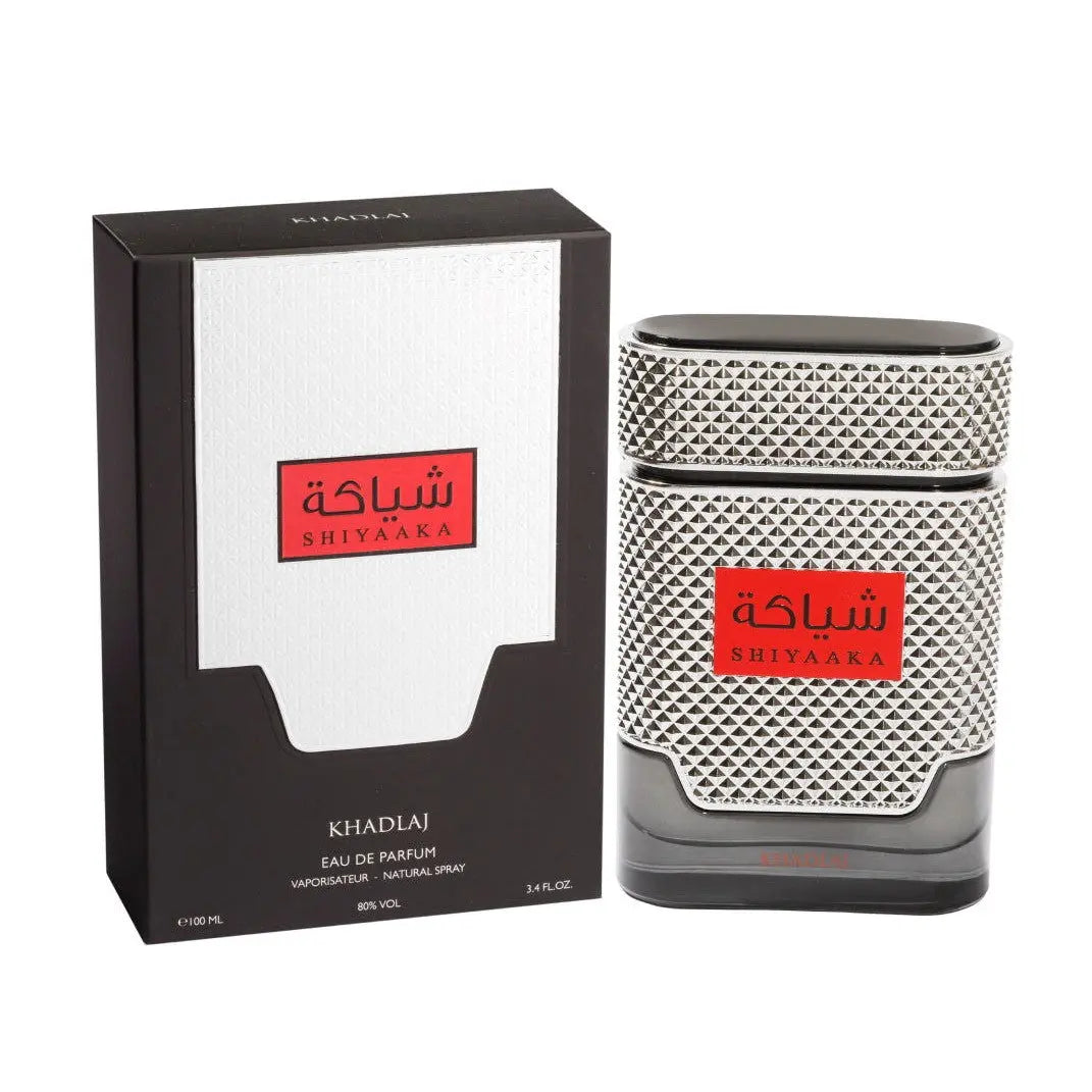 Shiyaaka Silver For Men Perfume 100ml EDP Khadlaj | ScentSaver