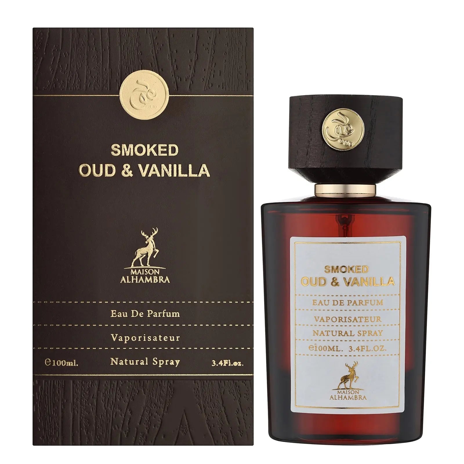 Smoked Oud & Vanilla Perfume 100ml EDP Maison Alhambra | ScentSaver Main image