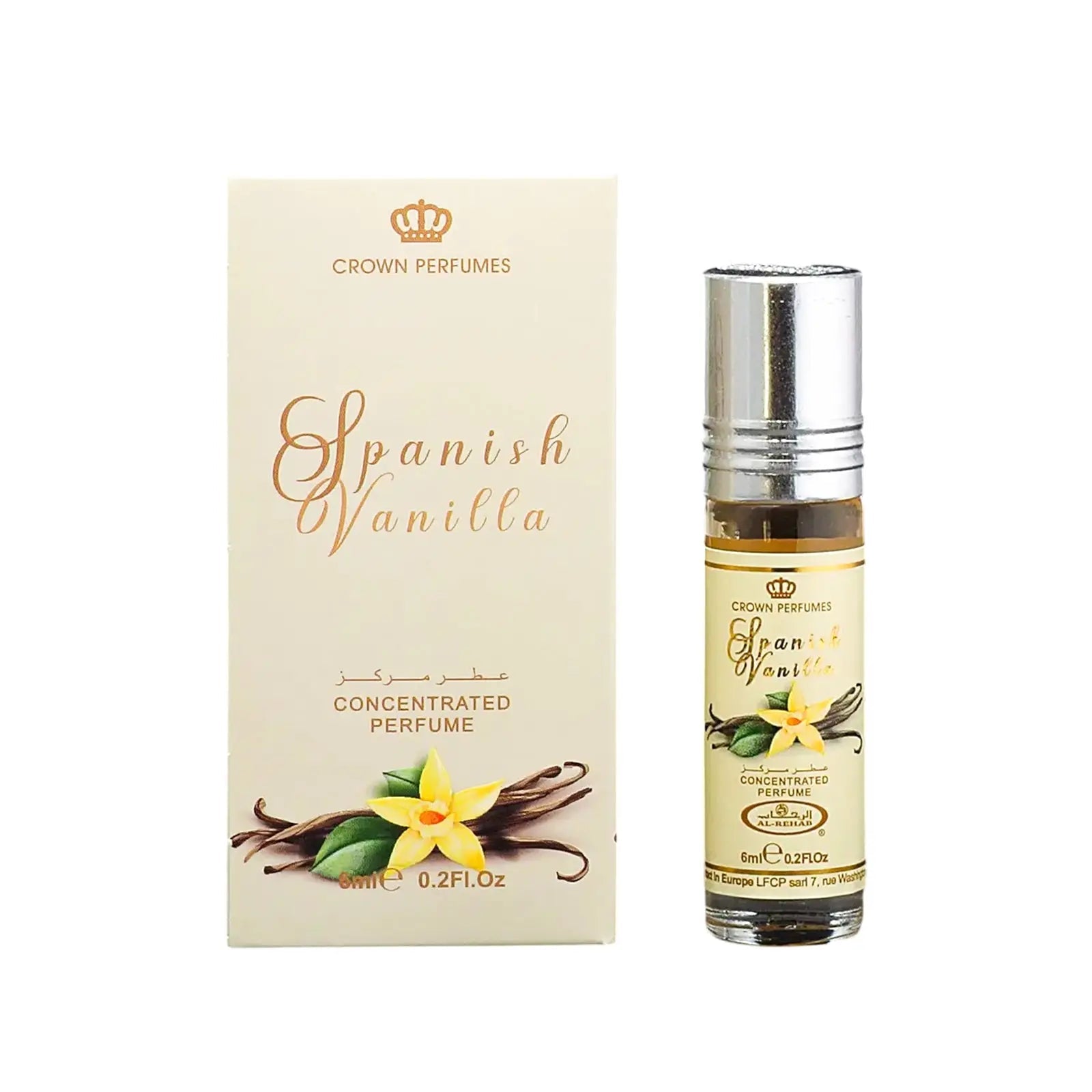 Spanish Vanilla Perfume Oil 6ml Al Rehab | ScentSaver Main image