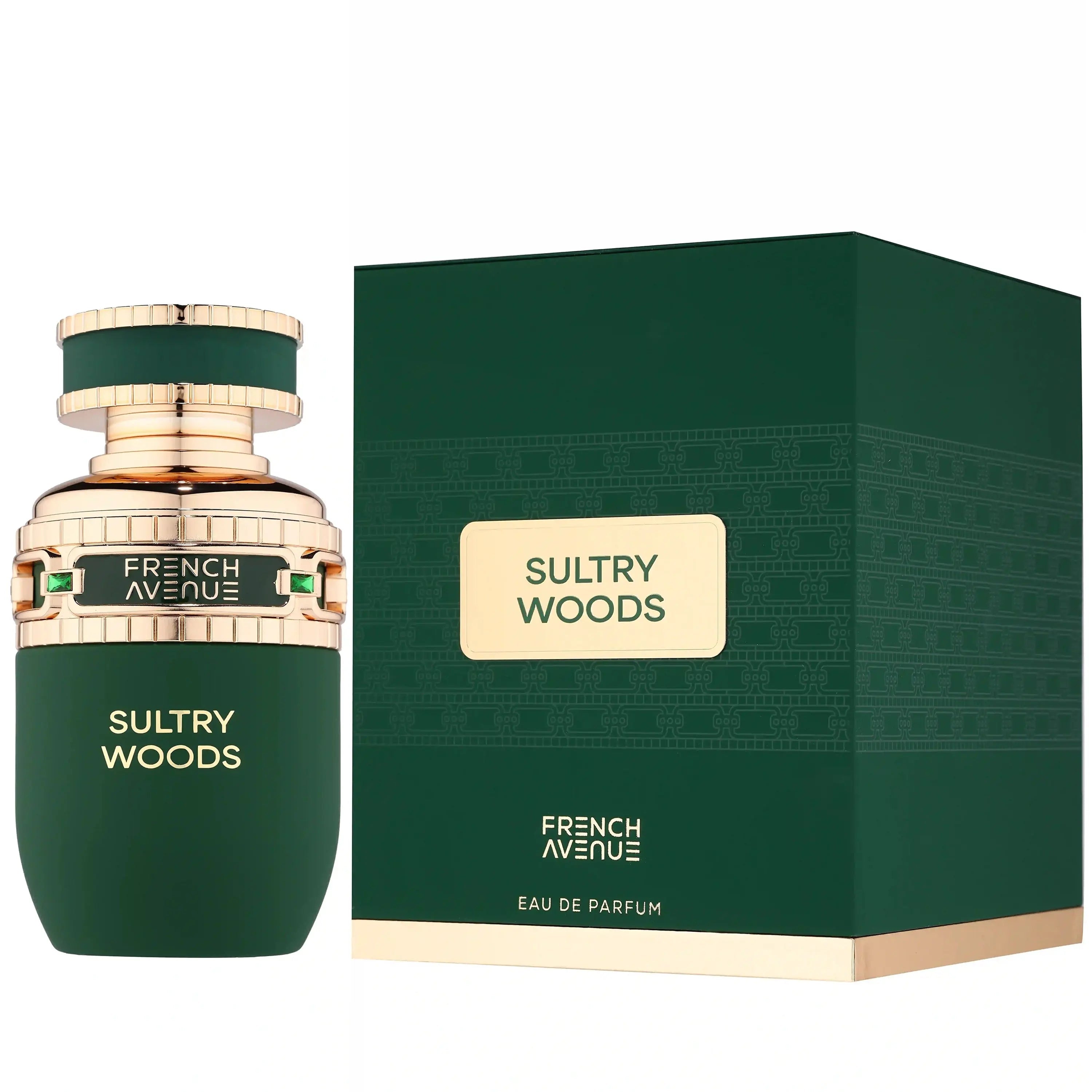 Sultry Woods Perfume 80ml EDP French Avenue by Fragrance World | ScentSaver Main image