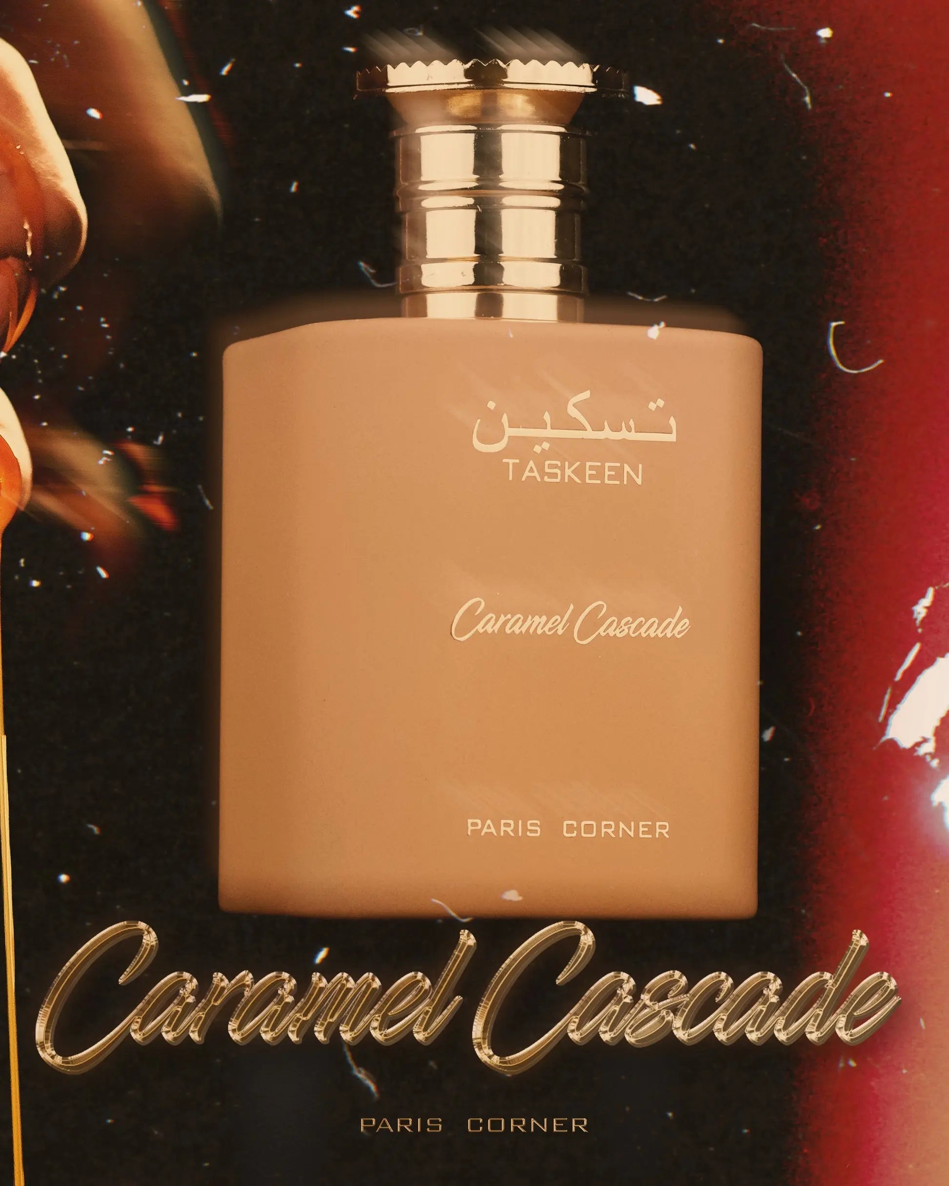 Taskeen Caramel Cascade Perfume 100ml EDP Paris Corner | ScentSaver