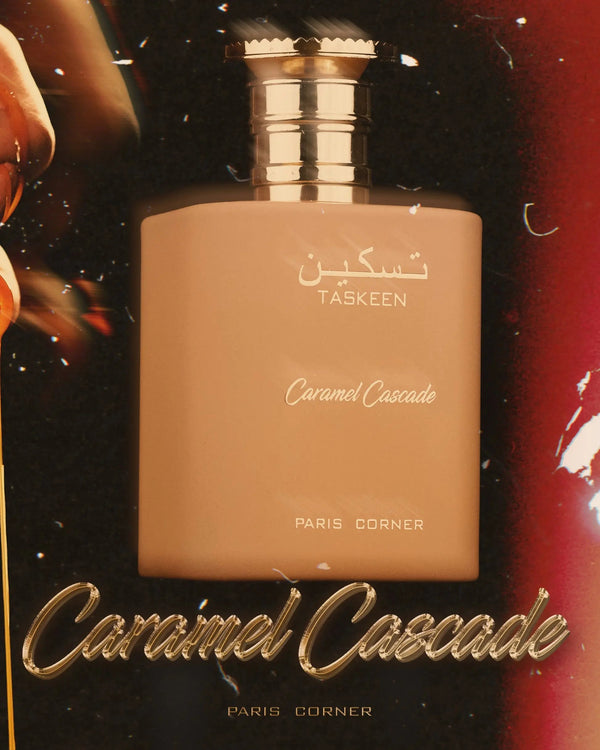 Taskeen Caramel Cascade Perfume 100ml EDP Paris Corner | ScentSaver