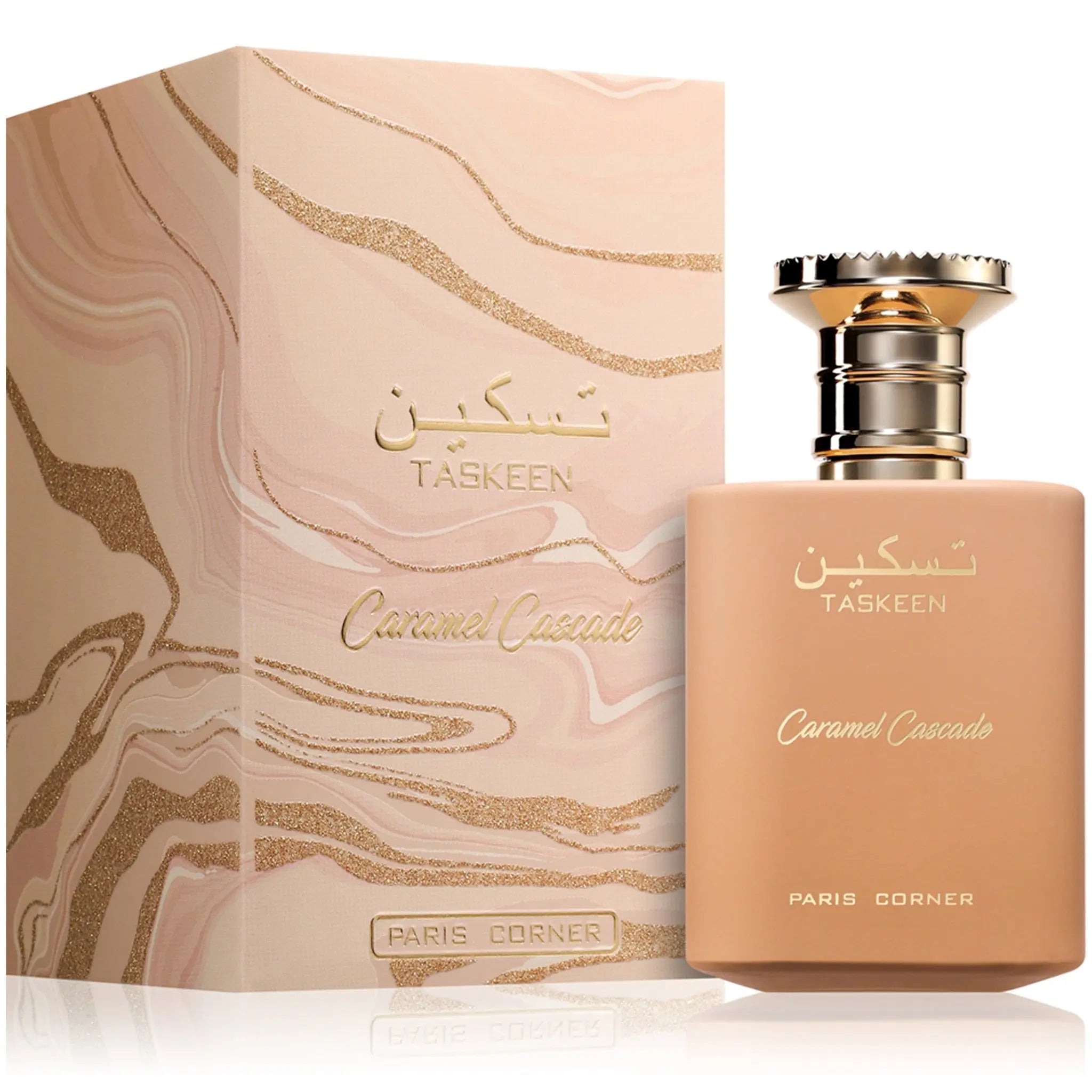 Taskeen Caramel Cascade Perfume 100ml EDP Paris Corner | ScentSaver