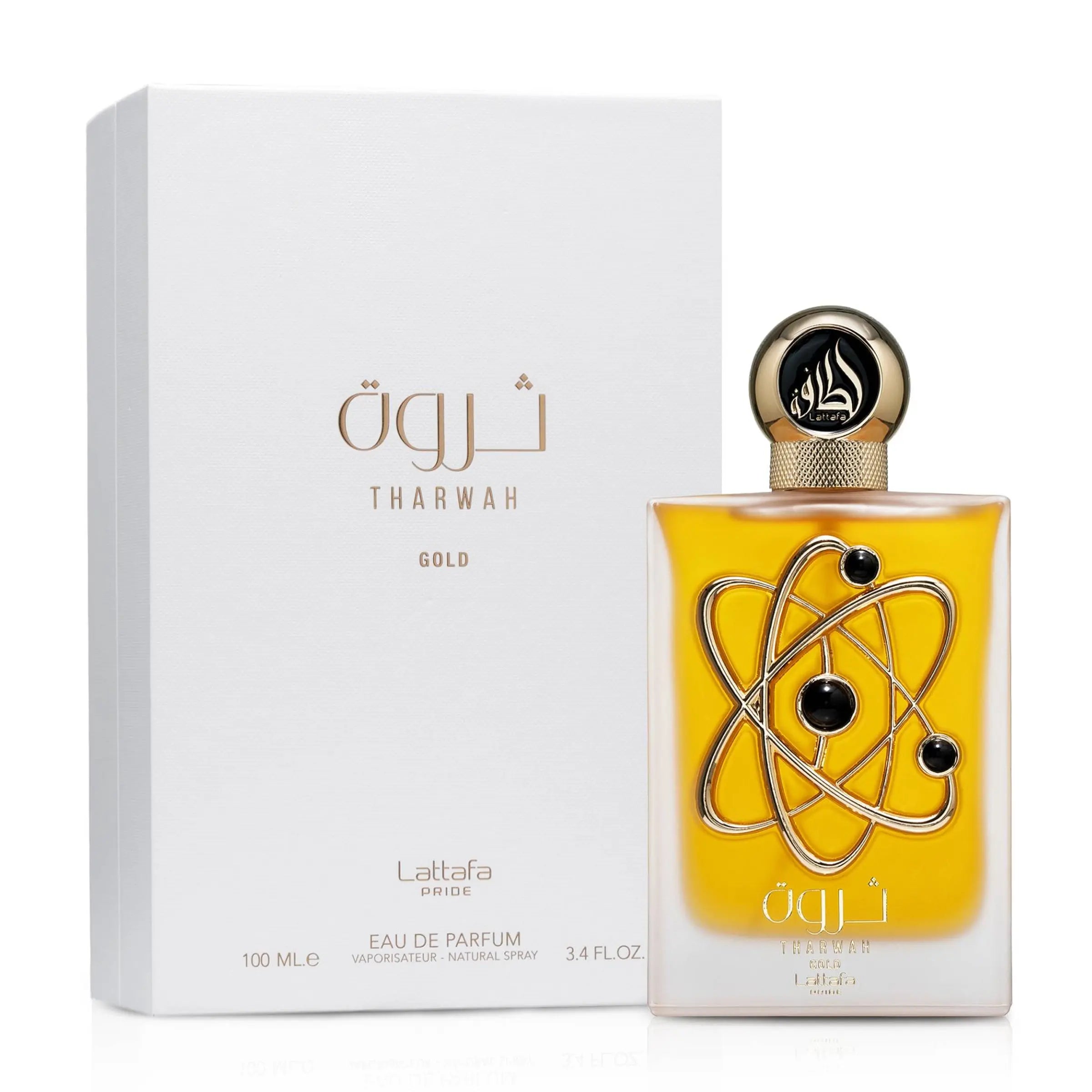 Tharwah Gold Perfume 100ml EDP Lattafa Pride | ScentSaver Main image