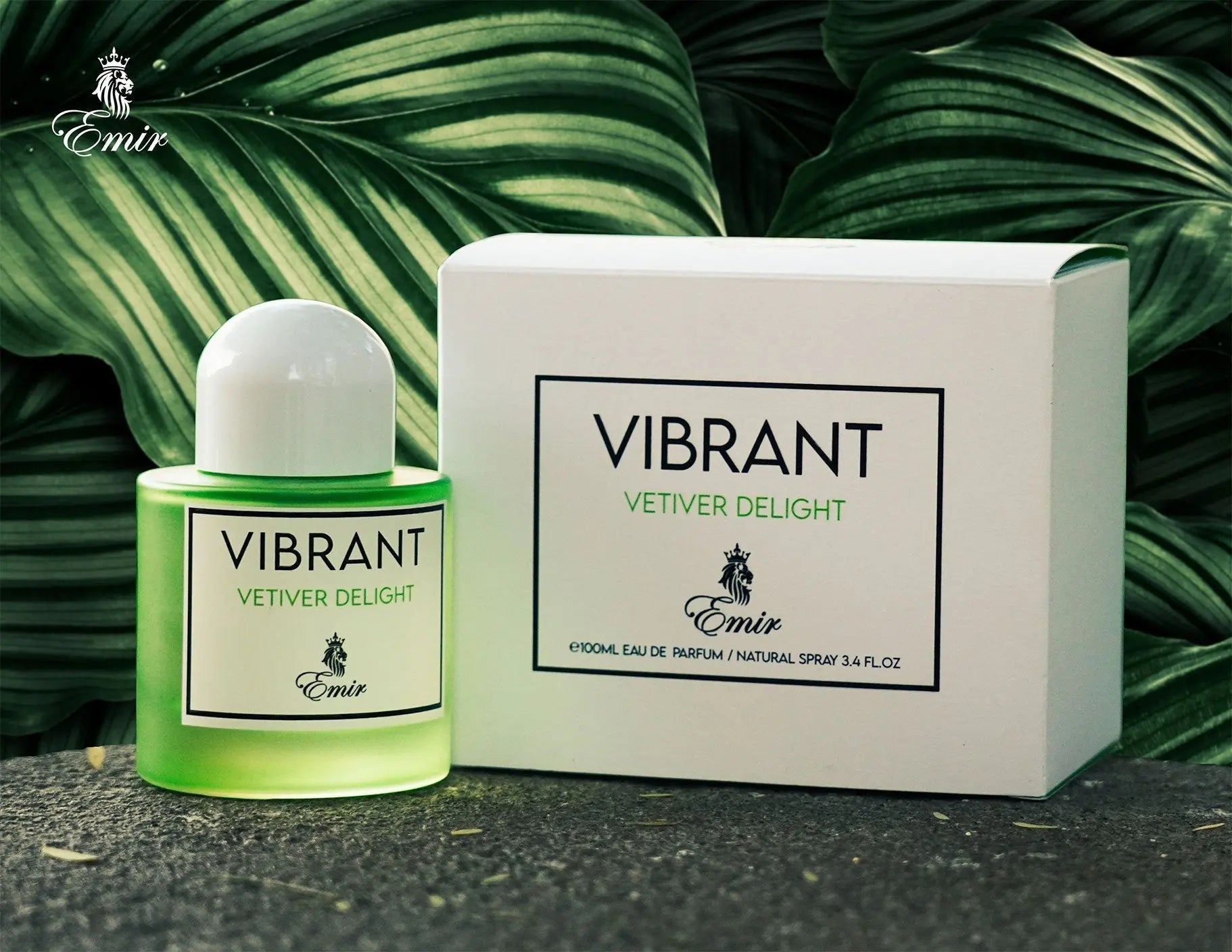 Vibrant Vetiver Delight Perfume 100ml EDP Emir by Paris Corner Secondary image