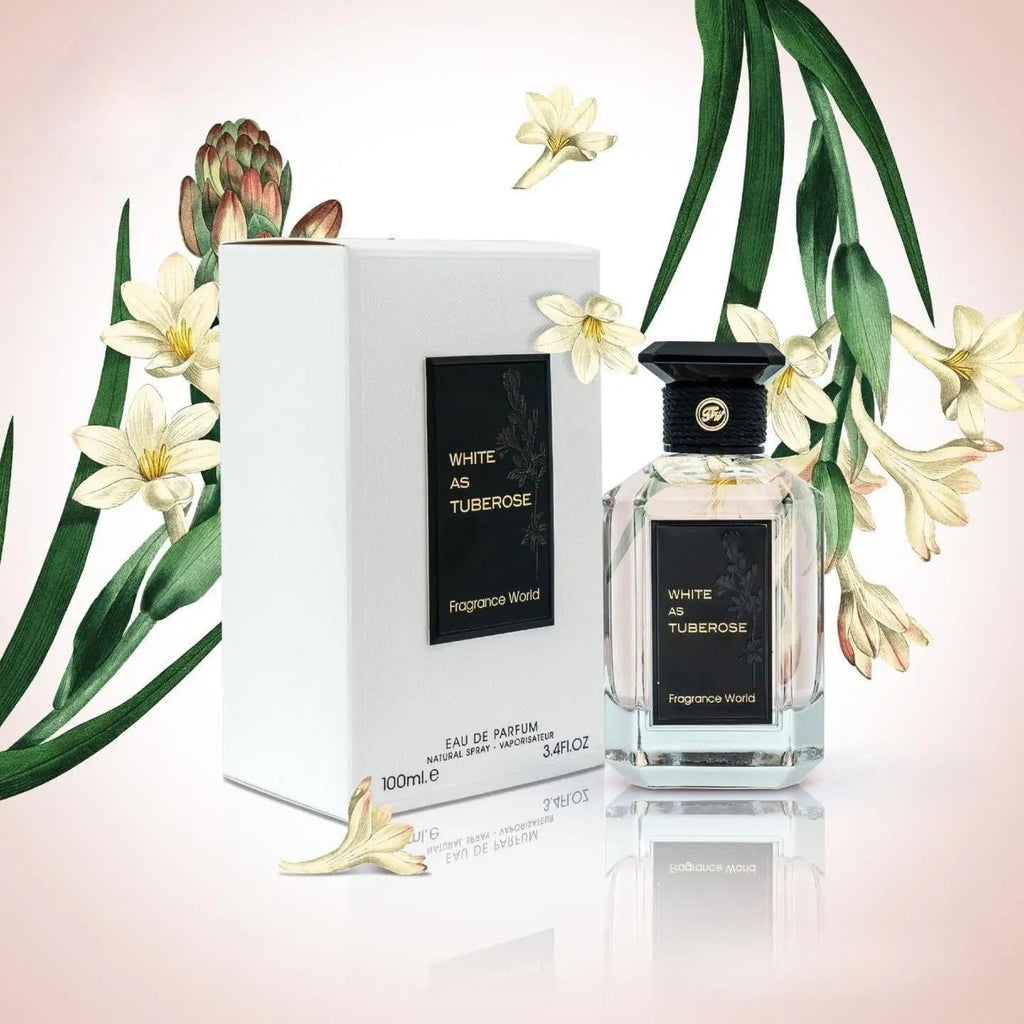 White As Tuberose Perfume 100ml EDP Fragrance World | ScentSaver