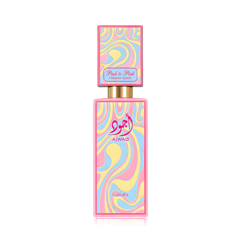 Ajwad Pink 2 Pink Creamy Elixir Perfume 60ml EDP Lattafa - ScentSaver