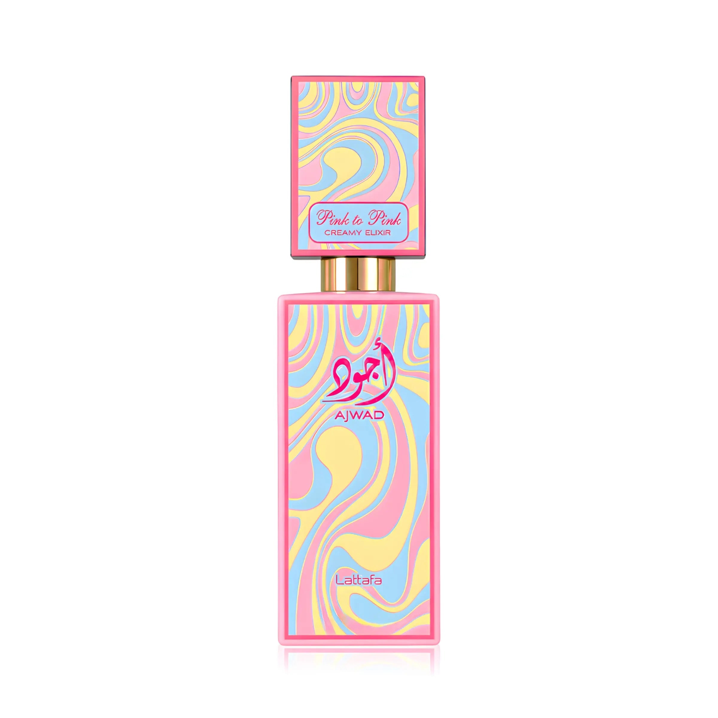 Ajwad Pink 2 Pink Creamy Elixir Perfume 60ml EDP Lattafa - ScentSaver
