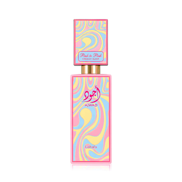 Ajwad Pink 2 Pink Creamy Elixir Perfume 60ml EDP Lattafa - ScentSaver
