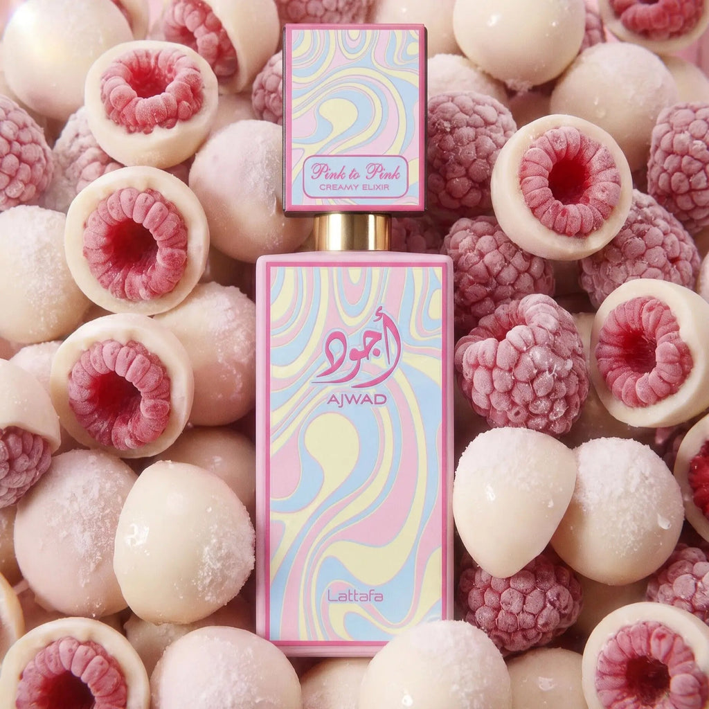 Ajwad Pink 2 Pink Creamy Elixir Perfume 60ml EDP Lattafa - ScentSaver