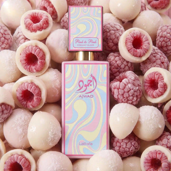 Ajwad Pink 2 Pink Creamy Elixir Perfume 60ml EDP Lattafa - ScentSaver