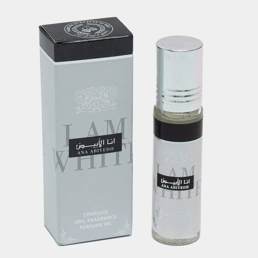Lattafa Ana Abiyedh Perfume Oil 10ml Ard Al Zaafaran | ScentSaver