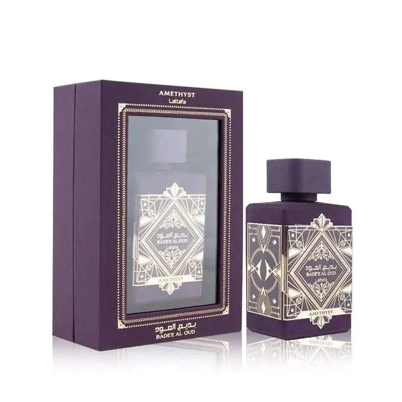 Badee Al Oud Amethyst Perfume 100ml EDP Lattafa | ScentSaver