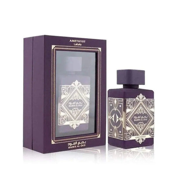 Badee Al Oud Amethyst Perfume 100ml EDP Lattafa | ScentSaver