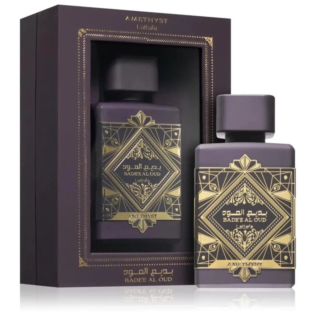 Badee Al Oud Amethyst Perfume 100ml EDP Lattafa | ScentSaver