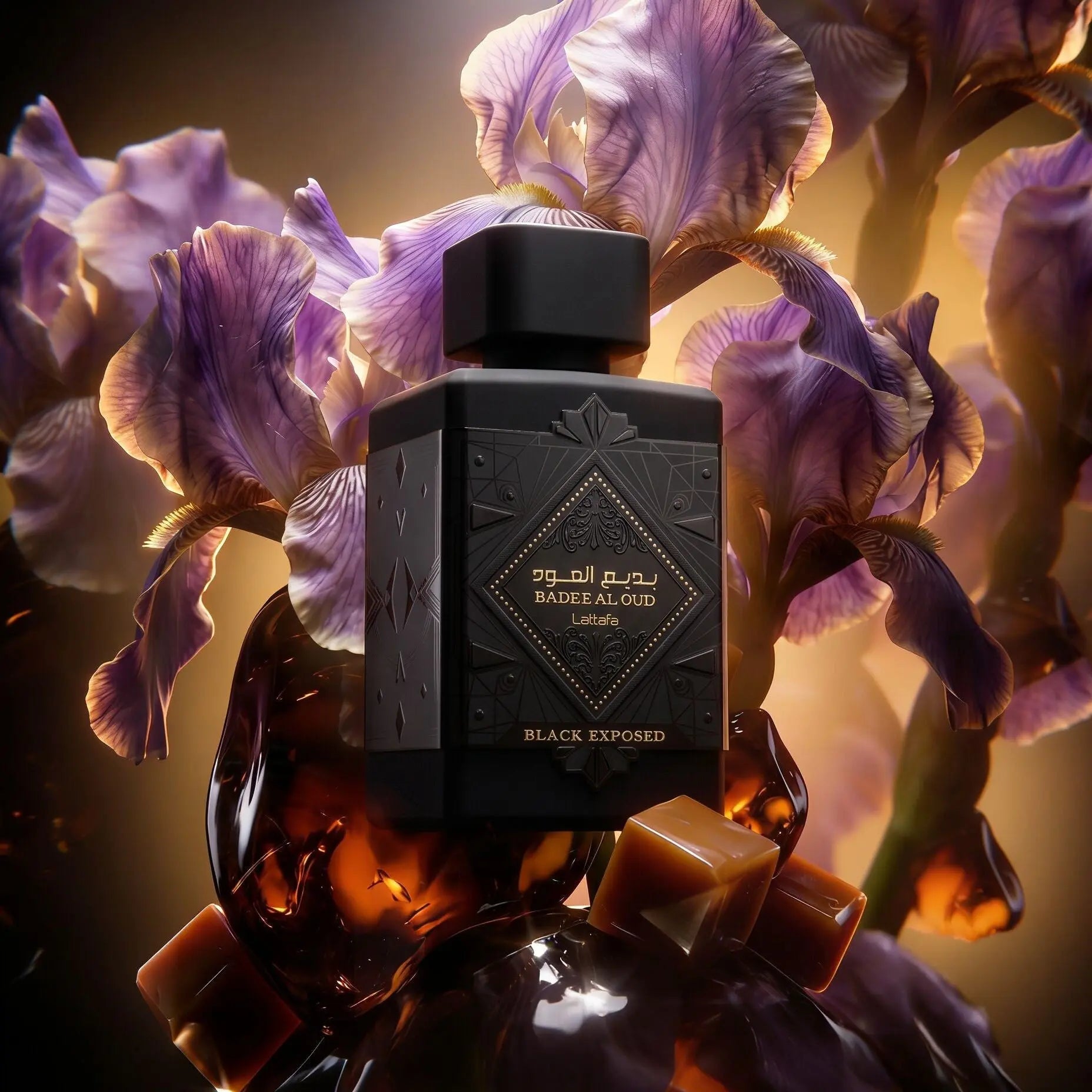 Badee Al Oud Black Exposed Perfume 100ml EDP Lattafa - ScentSaver