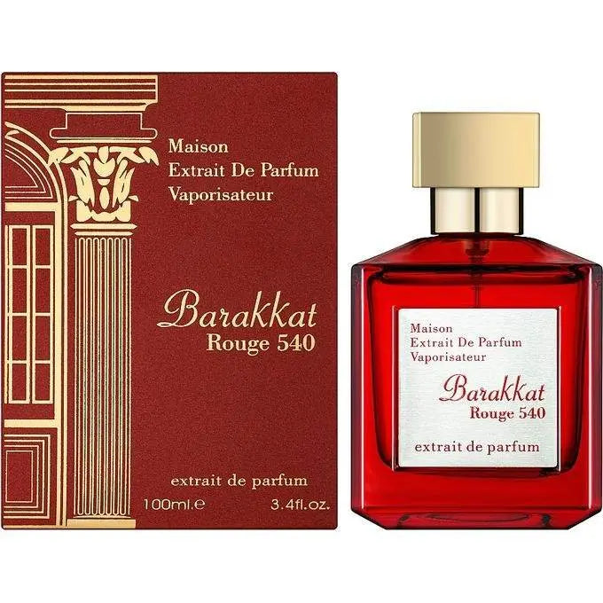Barakkat Rouge 540 Extrait Perfume 100ml EDP Fragrance World | ScentSaver Main image