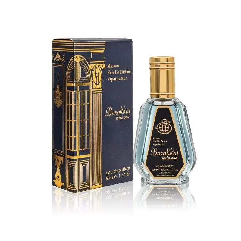 Barakkat Satin Oud Perfume 50ml EDP Fragrance World Secondary image