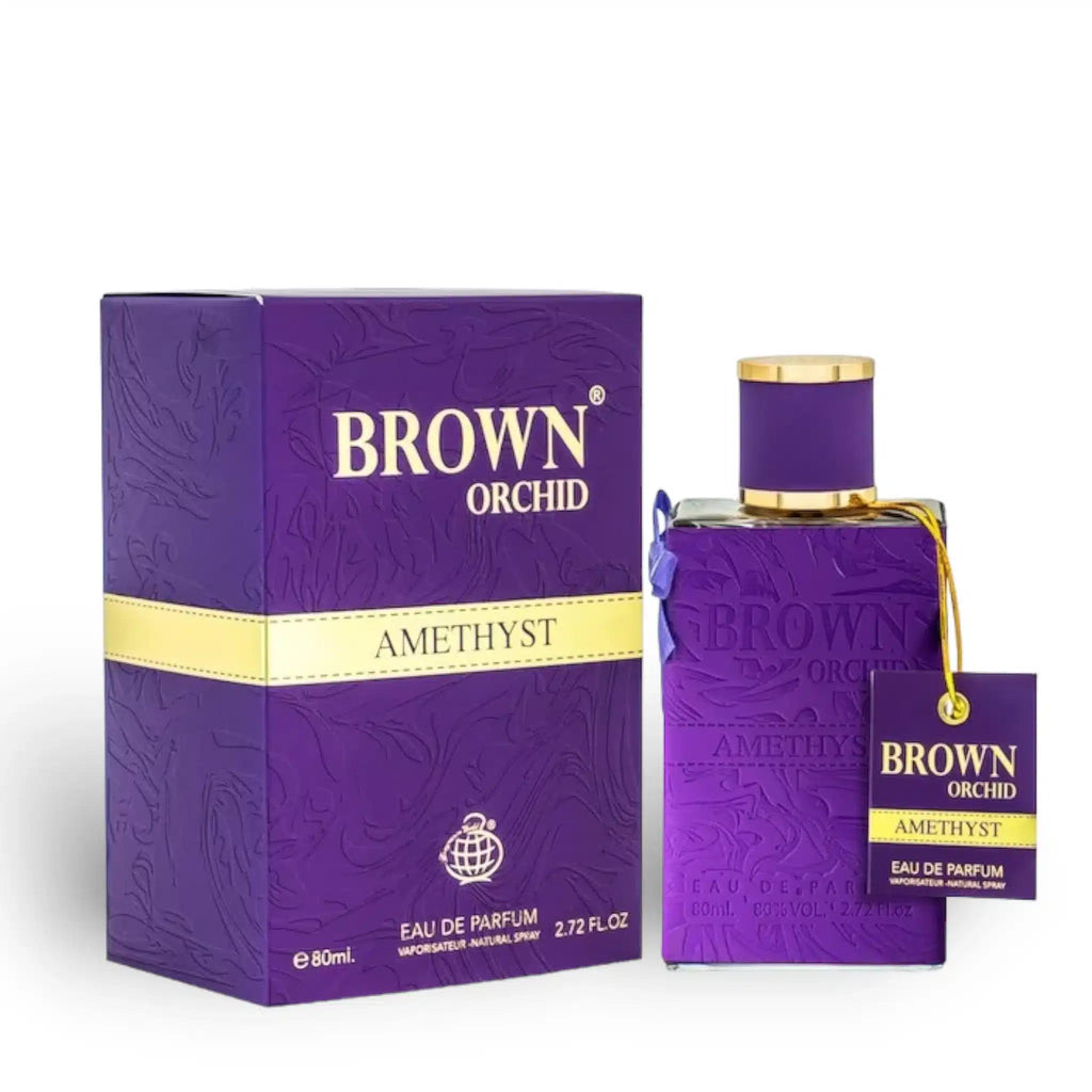 Brown Orchid Amethyst Perfume 80ml EDP Fragrance World - ScentSaver