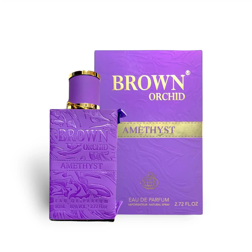 Brown Orchid Amethyst Perfume 80ml EDP Fragrance World - ScentSaver