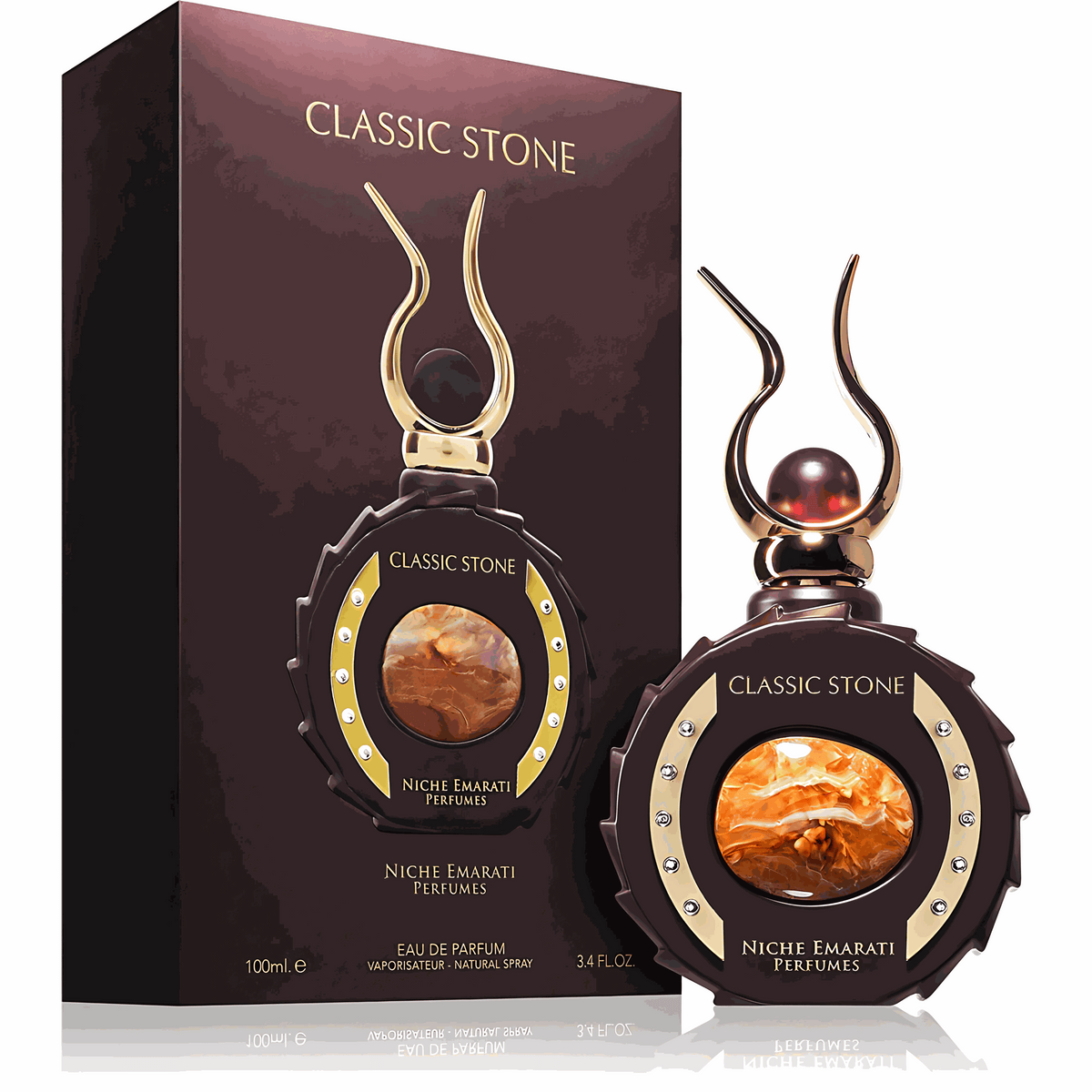 Classic Stone Perfume 100ml EDP by Lattafa bottle with elegant oriental spicy design Main image