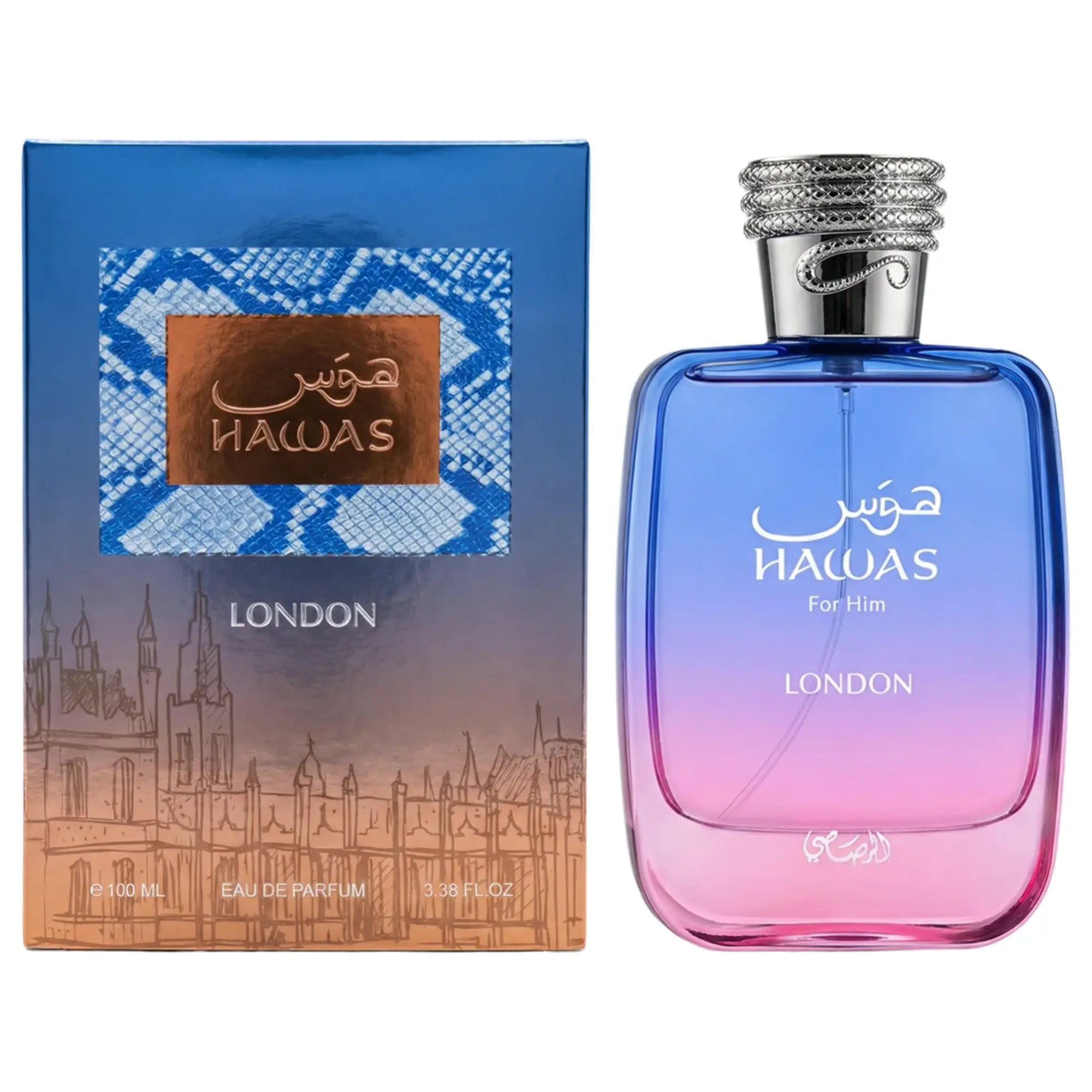 Hawas London Perfume 100ml EDP Rasasi - ScentSaver
