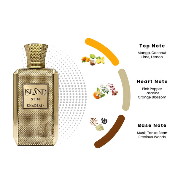Island Sun Extrait de Parfum 100ml Khadlaj - ScentSaver