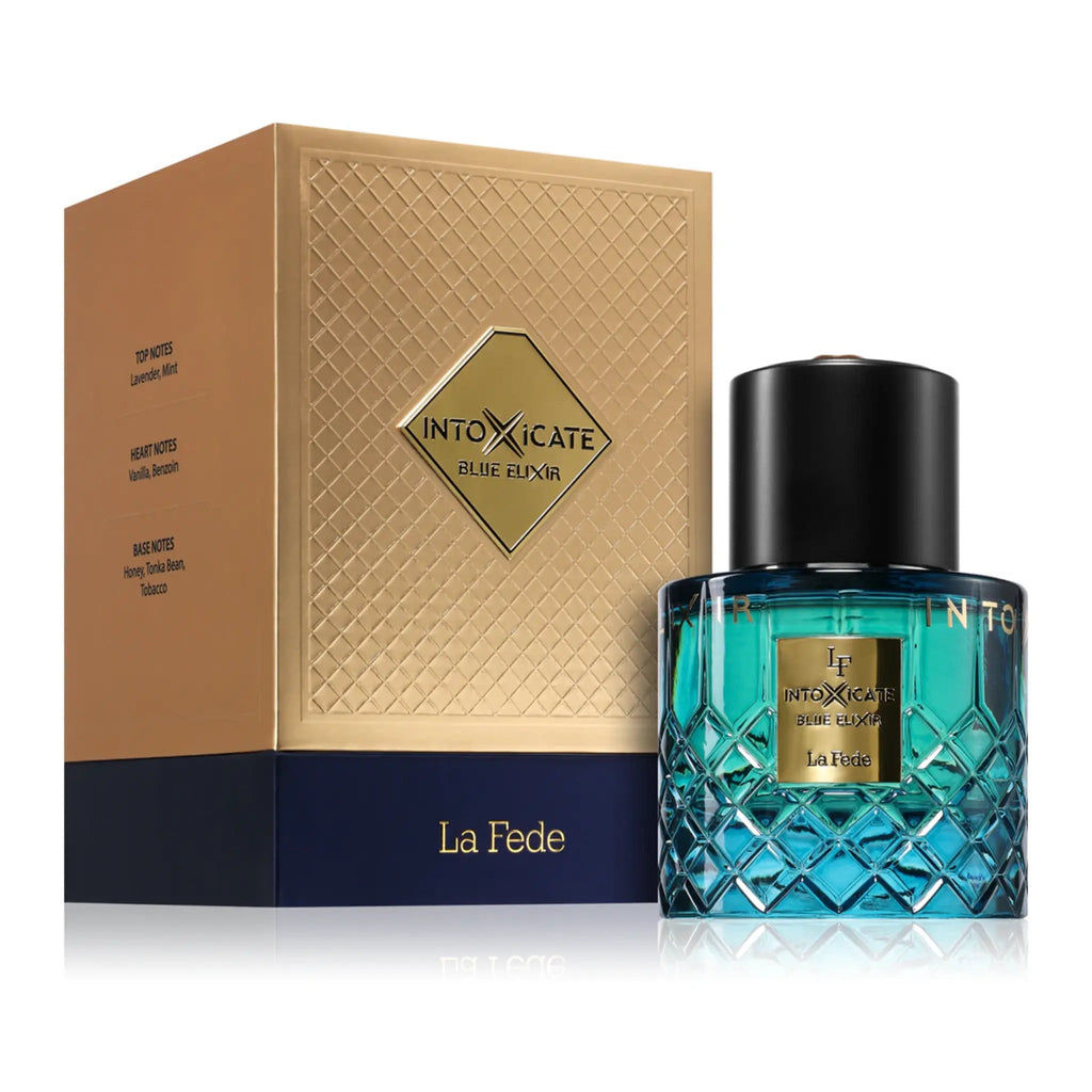 La Fede Intoxicate Blue Elixir Perfume 100ml EDP Khadlaj - ScentSaver