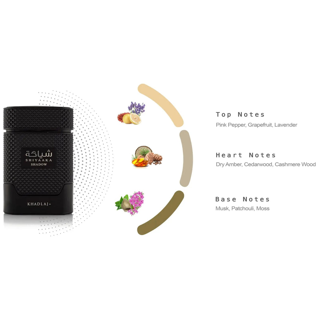 Shiyaaka Shadow Perfume 100ml EDP Khadlaj - ScentSaver