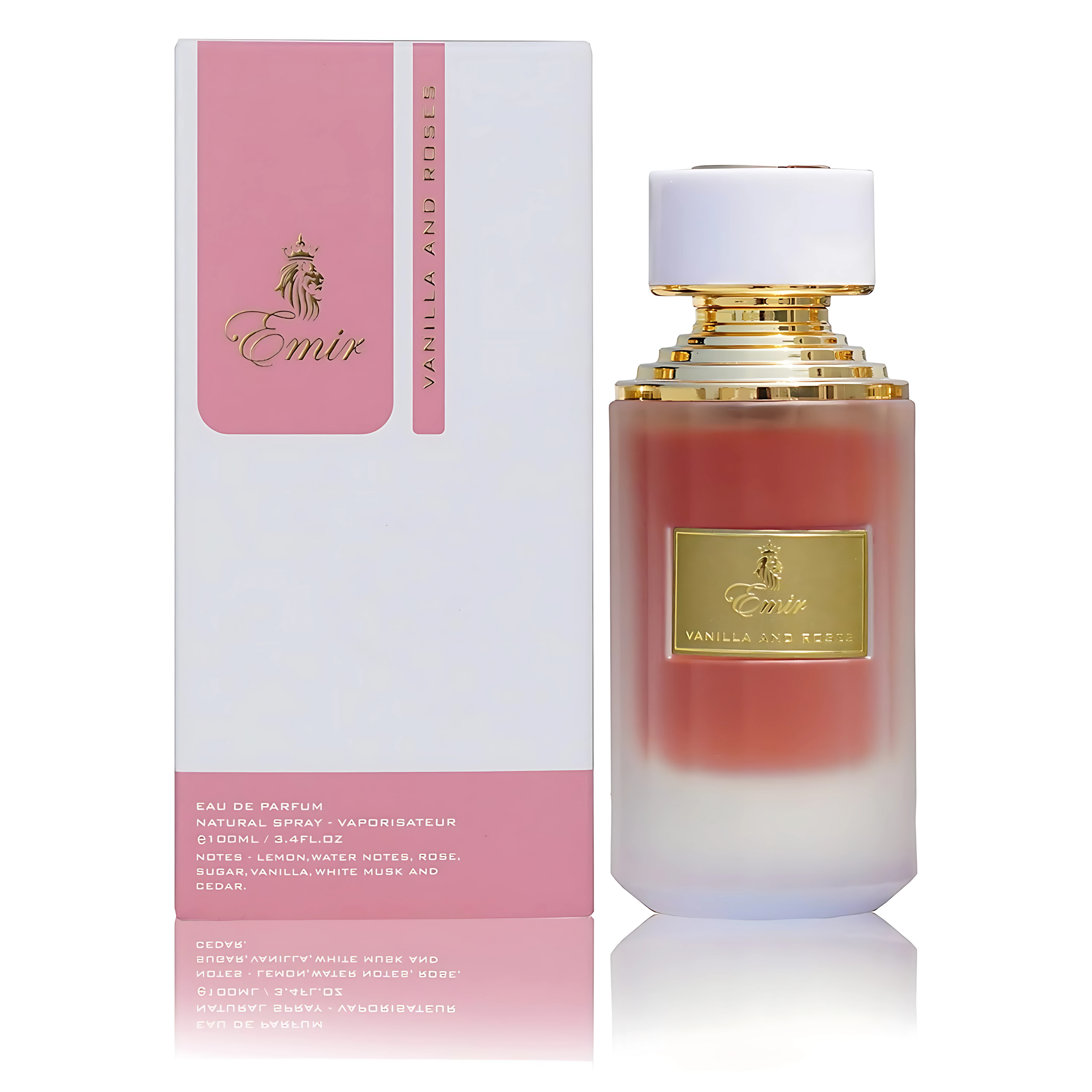 Vanilla and Rose Perfume 75ml EDP Emir By Paris Corner - ScentSaver